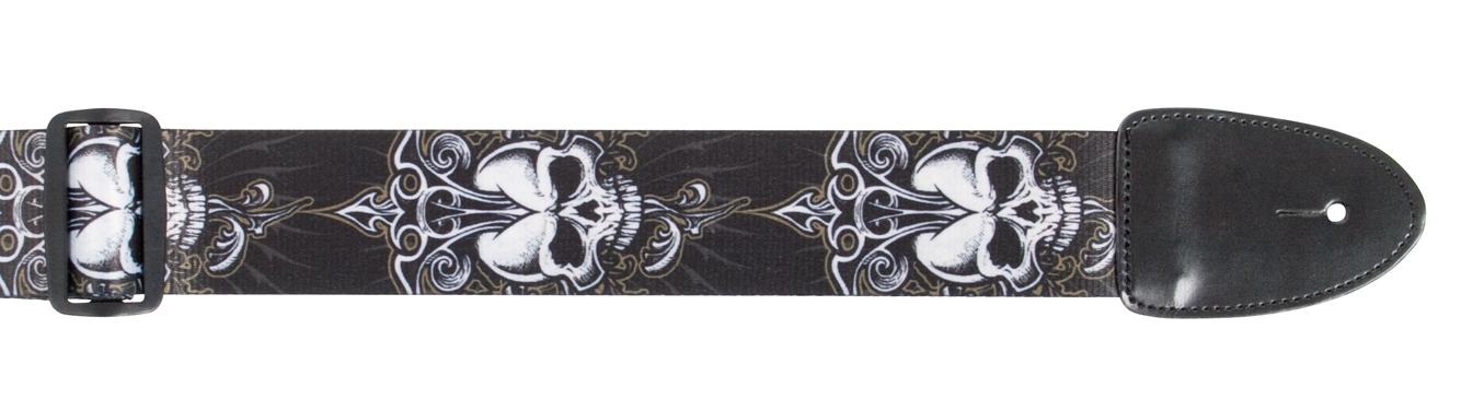 XTR | LS117 | Poly Cotton Guitar Strap | Gothic Skull XTR | LS117 | Poly Cotton Guitar Strap | Gothic Skull